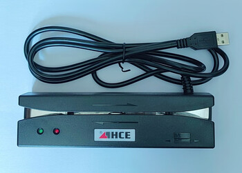 Budi hce-402u hce-302u membership card magnetic stripe card swipe machine card reader medical insurance card reader black hce-402u