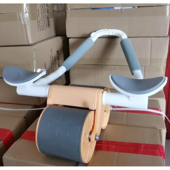 Jatuji abdominal wheel automatic rebound abdomen magic device for men and women at home orange