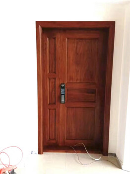 Solid wood door jinhu door all solid wood door interior door hotel b&b security door bedroom door entrance door can be customized style 1