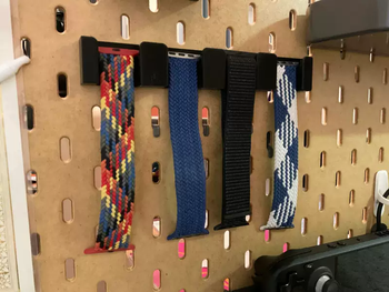 Yusenyi is suitable for skadis ikea hole board accessories apple watch strap holder white 1 layer white