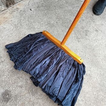 Old-fashioned wood cloth mop for student dormitory, high quality and durable, wide head, lint-free, universal type, 40cm wood cloth mop set of 2