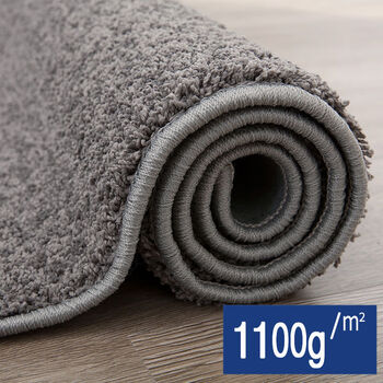 Yusenyi carpet living room coffee table solid color light luxury sofa bedroom room bedside customized thickened plush cloakroom mat comfortable hnt-l05 light gray 140cm 200cm