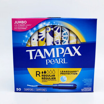 Tampax canada tampax tampon long catheter extra large flow 18/36/50 count u s+ 50r