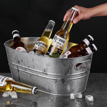 Yuanzu beer ice bucket large-capacity ice bucket household stall ice bucket internet celebrity bar chilled red wine beverage champagne bucket large ice bucket