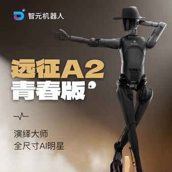 Zhiyuan robot bipedal intelligent robot entertainment business performance concert playground school back-to-term scene group control skills dancing street dance jazz tai chi popular dance robot yuanzheng a2-youth edition