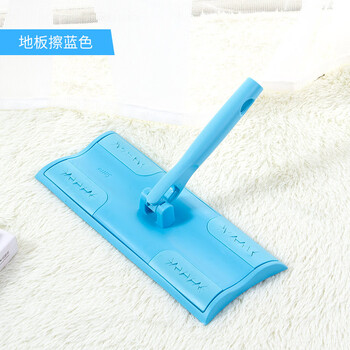 Satto haokang 58 dust removal replacement flat telescopic mop seven-color towel floor wiper two-section rod blue floor mop (excluding mop rod)