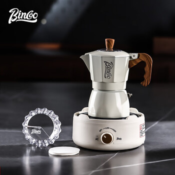Bincoo double valve moka pot household espresso small espresso machine coffee appliance hand brewed coffee pot set