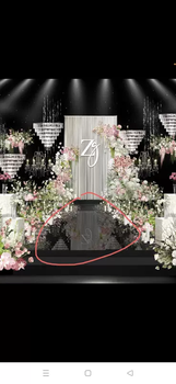 Yusenyi black mirror carpet plastic wedding celebration reflective stage t table layout creative props disposable carpet 2 meters wide x 10 meters long 020 pieces