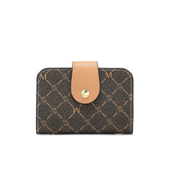 Scarecrow (mexican) card holder women's wallet card holder exquisite card holder cute coin purse card holder women's id bag women's dark brown-b