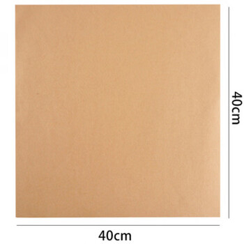 Kaooseen hand-caught seafood disposable table kraft paper thickened waterproof and oil-proof freehand restaurant barbecue special table pad paper dark fine ox yellow paper 40*40cm 200 sheets 40*40cm
