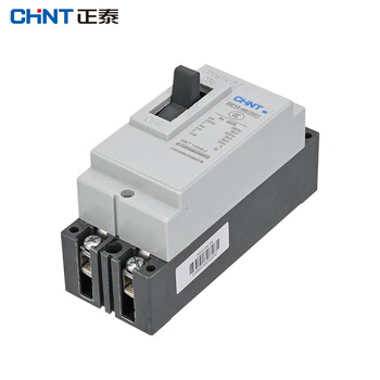 Chint (chnt) molded case circuit breaker 220v 380v single-phase three-phase 100a dz15-100 (two-phase) 2901/100a