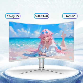 Titan army 34-inch a34qgn quasi-4k165hz display with fish screen ultra-high definition va screen black myth wukong second-hand 99 new