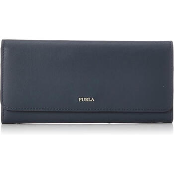 Furla women's wallet with multiple card slots for document storage, foldable opening and closing, portable, dark leather gift for girlfriend ardesia e (1003-zdg00) one size