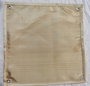 Fire extinguishing fireproof mat insulation mat fiberglass fireproof cloth outdoor barbecue camping flame retardant high temperature resistant gold 100cmx100cmx0.5mm