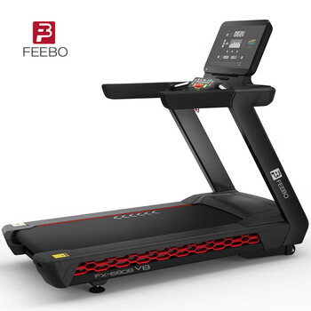 Feebo treadmill commercial smart silent ultra-wide high-end electric gym professional treadmill commercial luxury treadmill fx-5808 blue screen model
