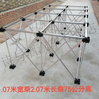 Mo peng spider leg workbench reinforced galvanized steel spider leg rock slab workbench woodworking bricklayer tile glass marble processing platform retractable portable multifunctional rock slab shelf woodworking stainless steel 15 legs 1.07 meters wide by 2.07 meters long by 75 centimeters high