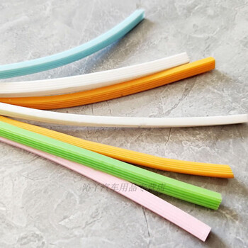 Bun peng lunch box sealing ring lock glass rice sealing strip glass crisper leather ring food grade silicone strip waterproof ring 100x0.5x0.6cm white with glue