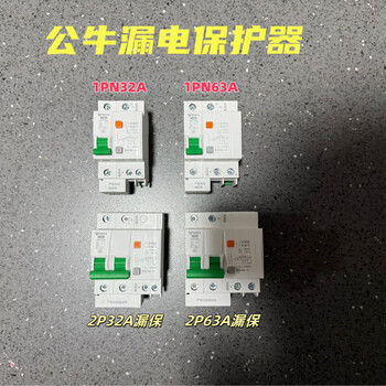 Bull 63a air switch with leakage protector 32a air conditioner water heater household 2p circuit breaker leakage protection air switch leakage protection 40a_2p