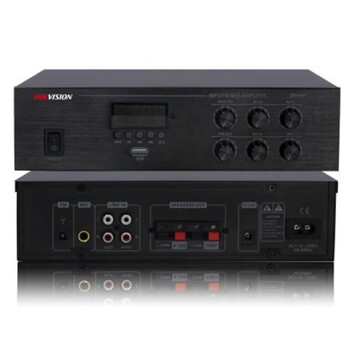 Hikvision (hikvision) high-end 80w multi-source integrated power amplifier bluetooth u disk lotus interface microphone background music