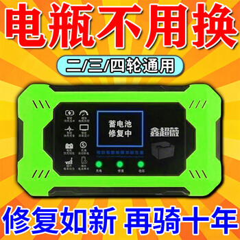 2025 new electric vehicle battery repairer genuine automatic power off universal pulse charging life activation artifact universal for two, three and four wheel electric vehicles ordinary model