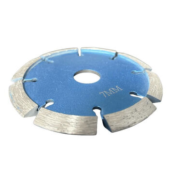 V-shaped cutting blade thickened diamond saw blade stone concrete floor slotting blade angle grinder oblique diameter 110mm thickness 7mm