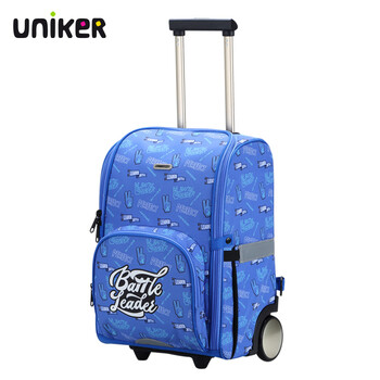 Uniker excellent cradle schoolbag primary school students tow box girls first to fourth grade boys children's backpack battle