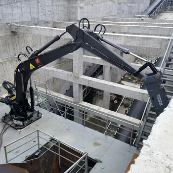 Shushe mine fixed mechanical arm inlet crushing arm clearing and dismantling remote control opening stone monster hand gun head machine hammering 140 75 100 68 type crushing arm deposit