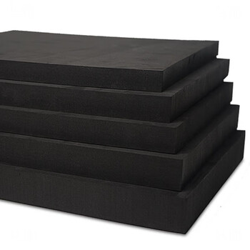 Eva foam board 50 degrees eva foam material anti-collision and shock-absorbing material packaging lined with custom sponge cos props 50 degrees black 1 meter * 0.5 meters * 10 mm