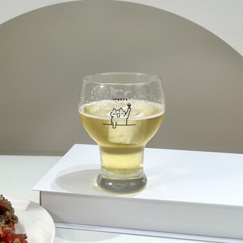 Fat donglai's same style beer mug with good looks, puppy beer mug, large capacity home craft juice drink, cheers, repair cat