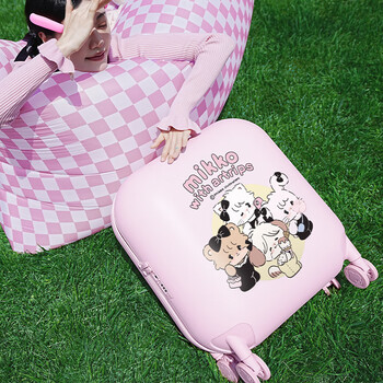 Artrips mikko joint bubble suitcase women's 20-inch matte texture trendy ice cream box water honey powder