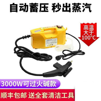 Gun brand high temperature and high pressure steam cleaner household appliance disinfection air conditioning kitchen range hood water heater degreasing multifunctional commercial home appliance cleaning machine full set of tools and equipment 3000w home advanced controllable model