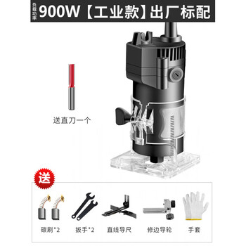 Liduo electric trimming machine, aluminum plastic plate slotting machine, woodworking artifact tool, large universal treasure, large gong machine, carving bakelite milling industrial model, free straight knife+.