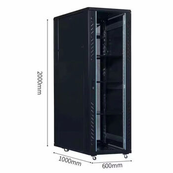 Hacker god xinghua network cabinet server cabinet 42u22u xinghua cabinet switch monitoring weak current cabinet e1-es flagship model 2000*600*1000 0x0x0cm