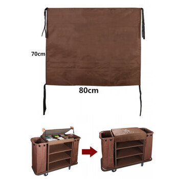 Hotel room linen cart cleaning cart work cart door cart dust-proof bag anti-dirty cloth cover top partition (cover cloth)