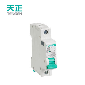 Tianzheng electric (tengen) small circuit breaker tgbd series 63a frame air switch 63a 1p c type
