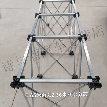 Mo peng spider leg workbench reinforced galvanized steel spider leg rock slab workbench woodworking bricklayer tile glass marble processing platform retractable portable multifunctional rock slab shelf woodworking stainless steel 10 legs 0.65 meters wide by 2.36 meters long by 75 centimeters high