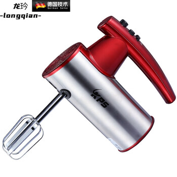 Longwei german high-end electric household egg beater 350w high power dough cream mixer qihe egg beater red