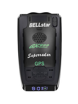 New bell electronic dog speed radar detection cloud intelligent automatic upgrade vehicle flow warning device black standard version