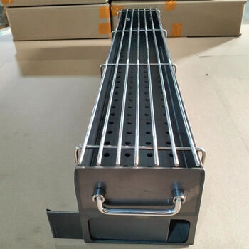 304 stainless steel large outdoor thickened white steel mesh curtain grate commercial barbecue mesh barbecue tools 10030