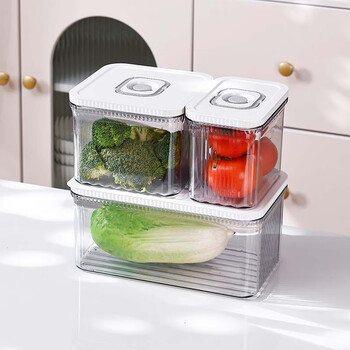 Vacuum sealed jar pressed grain grade coffee milk powder tea nut fresh storage box storage jar 1500ml+2400ml+4000ml free air pump