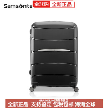 Samsonite suitcase trolley combination lock large capacity suitcase 2025 28 inch qm4 midnight black 20 inch