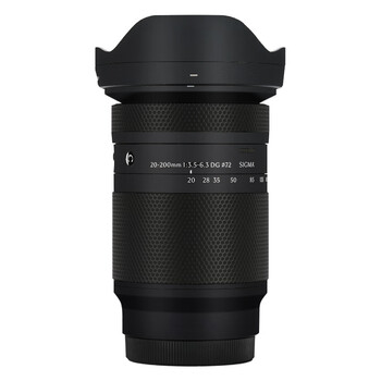 Meibendo is suitable for sigma 20-200f3.5-6.3 sony e\l mount lens protection film 20 200 sticker 3m matte black