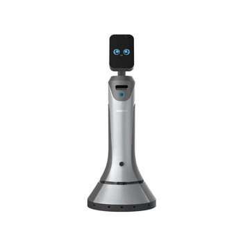 Orionstar high-end intelligent welcome explanation exhibition hall service robot multi-language large model business consultation reception leadership gun gray generation