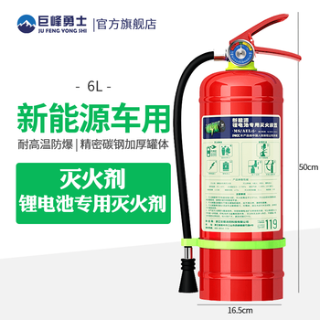 New energy vehicle-mounted water-based fire extinguisher 2025 new household lithium battery special private car high temperature resistance and explosion-proof factory_warehouse 6l lithium battery special model