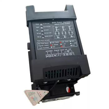 Three-phase voltage regulator controller thyristor voltage regulator electric heating temperature regulator 4-20ma control scr power regulator scr-30a16.5kw
