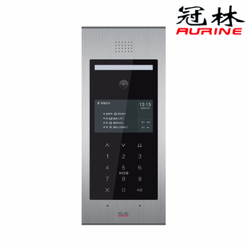 Guanlin building intercom stairway door machine gl8-t3f silver_gold