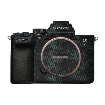 Meibendo suitable for sony a7m5 camera protective film sony a75 body sticker skin a7 matte 3m snake scale green