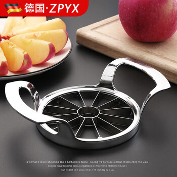 Visitor (fk) german stainless steel multi-functional apple cutting artifact large fruit splitting core peeling tool household mold large stainless steel fruit cutter