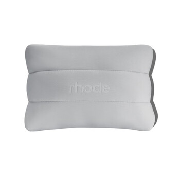 Rhode official store in stock rhode hailey skin care polypeptide essence milk water butter cream pineapple gray cosmetic bag (large capacity)