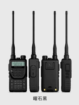 High-power long-distance burley stone br3 submarine wireless walkie-talkie for civilians 50 kilometers self-driving traveler waterproof version br3 submarine black + free short antenna line